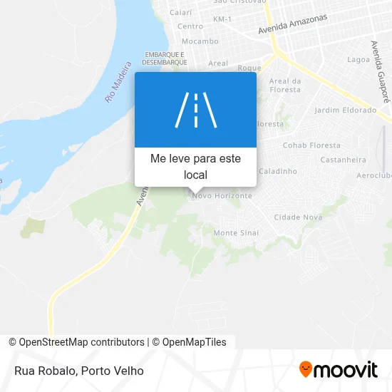 Rua Robalo mapa