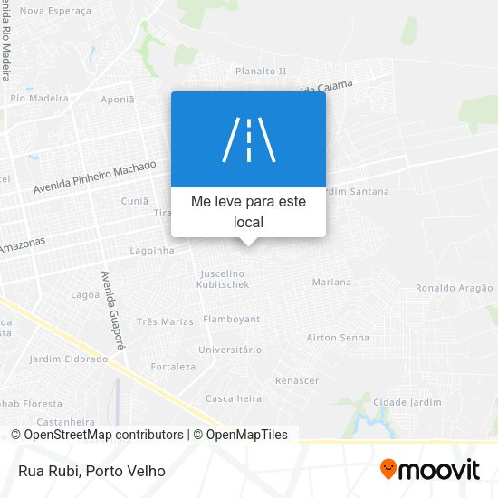 Rua Rubi mapa
