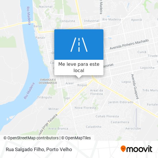 Rua Salgado Filho mapa