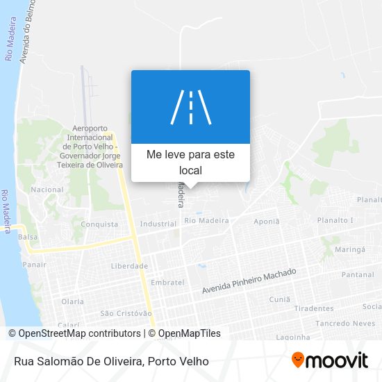 Rua Salomão De Oliveira mapa
