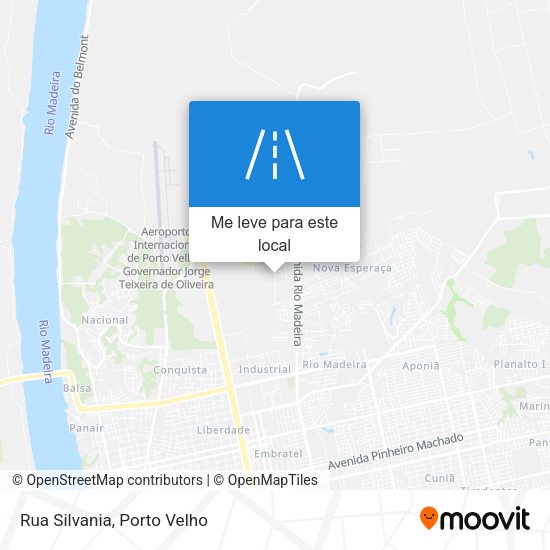 Rua Silvania mapa