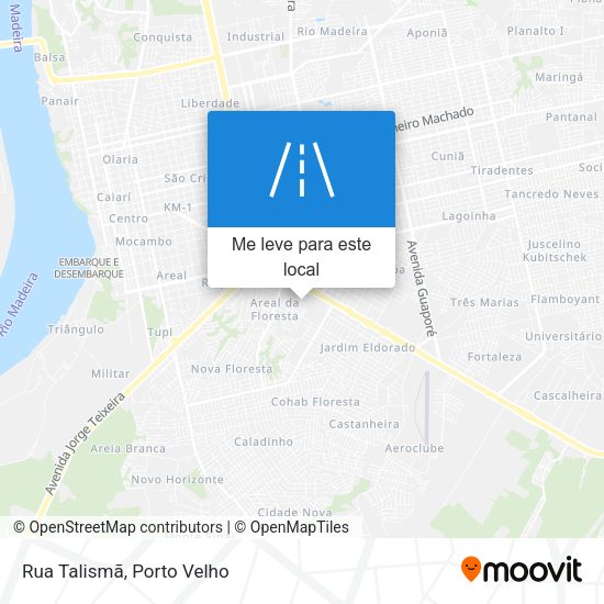 Rua Talismã mapa