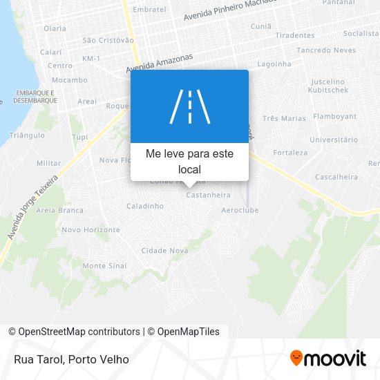 Rua Tarol mapa