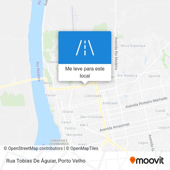Rua Tobias De Águiar mapa