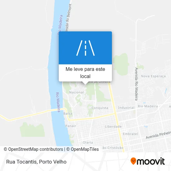 Rua Tocantis mapa