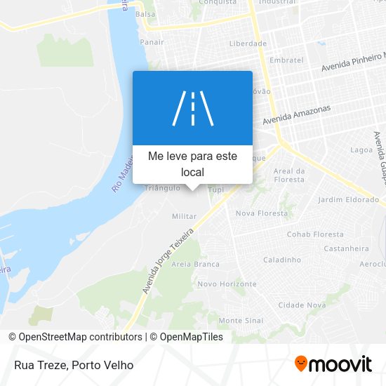 Rua Treze mapa