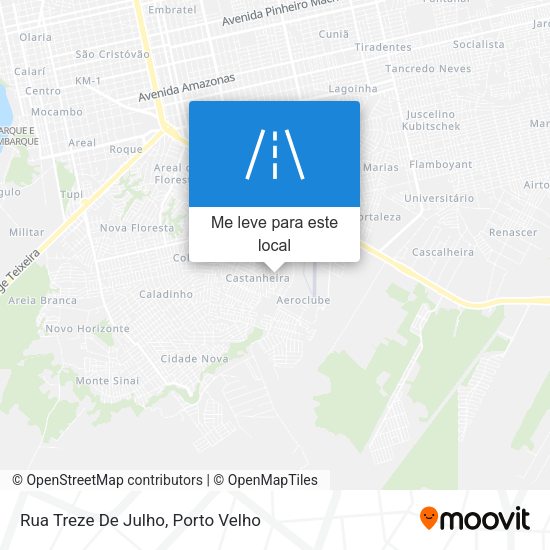 Rua Treze De Julho mapa