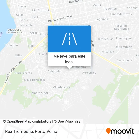 Rua Trombone mapa