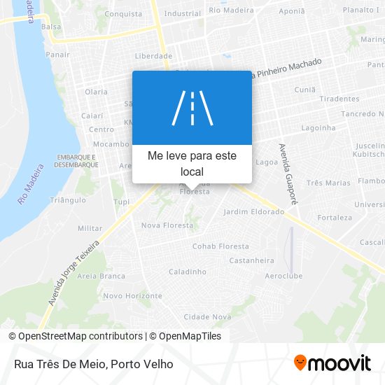 Rua Três De Meio mapa