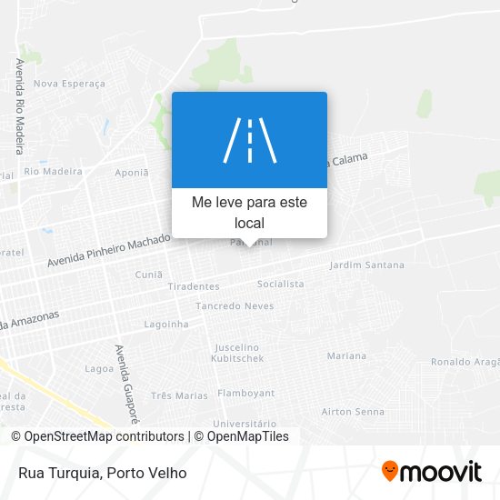 Rua Turquia mapa