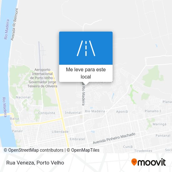 Rua Veneza mapa