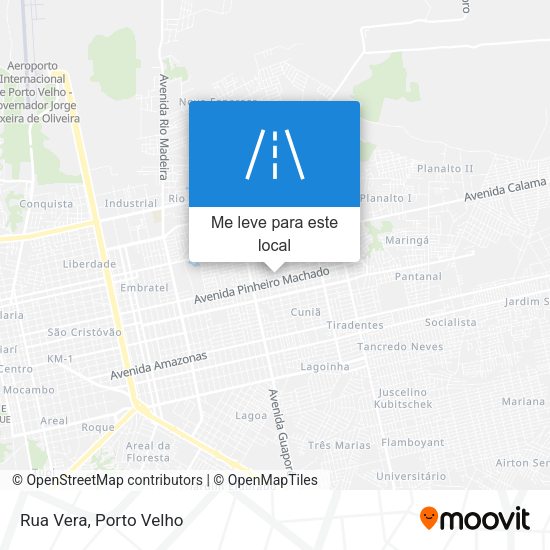 Rua Vera mapa