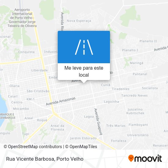Rua Vicente Barbosa mapa