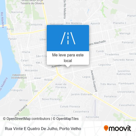 Rua Vinte E Quatro De Julho mapa
