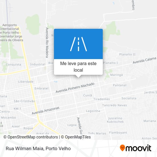 Rua Wilman Maia mapa