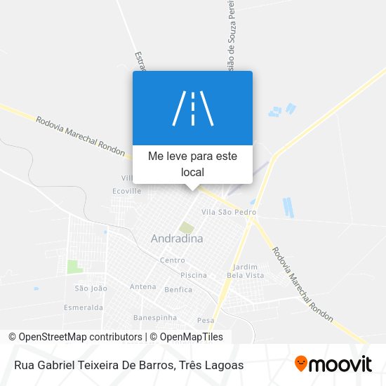 Rua Gabriel Teixeira De Barros mapa