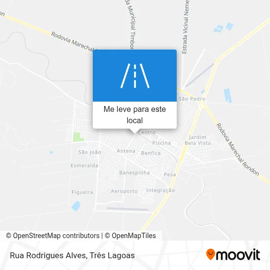 Rua Rodrigues Alves mapa