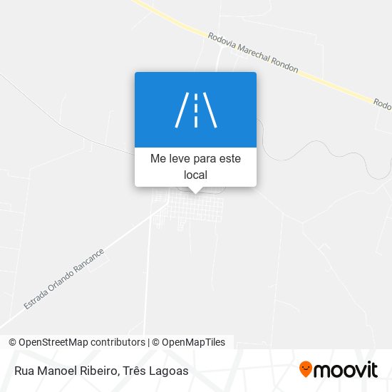 Rua Manoel Ribeiro mapa