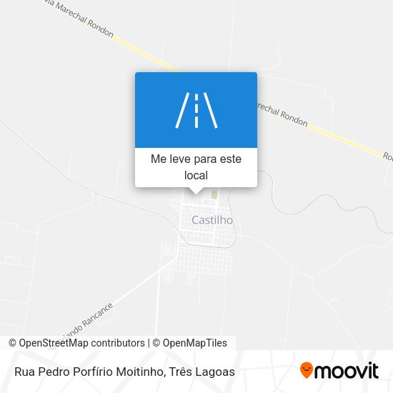 Rua Pedro Porfírio Moitinho mapa