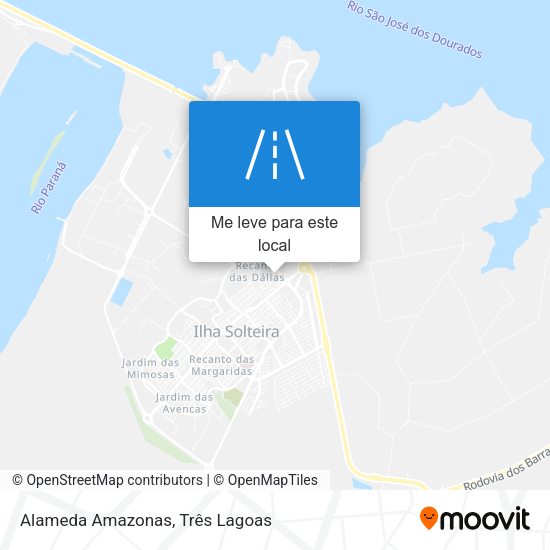 Alameda Amazonas mapa