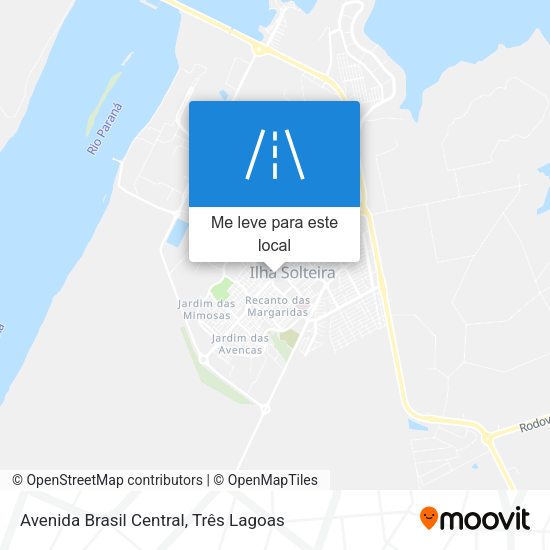 Avenida Brasil Central mapa