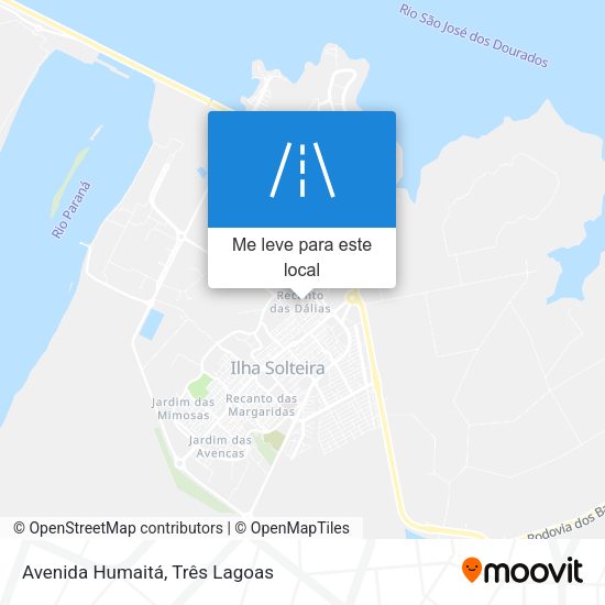 Avenida Humaitá mapa
