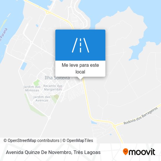 Avenida Quinze De Novembro mapa