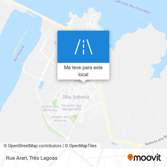 Rua Arari mapa
