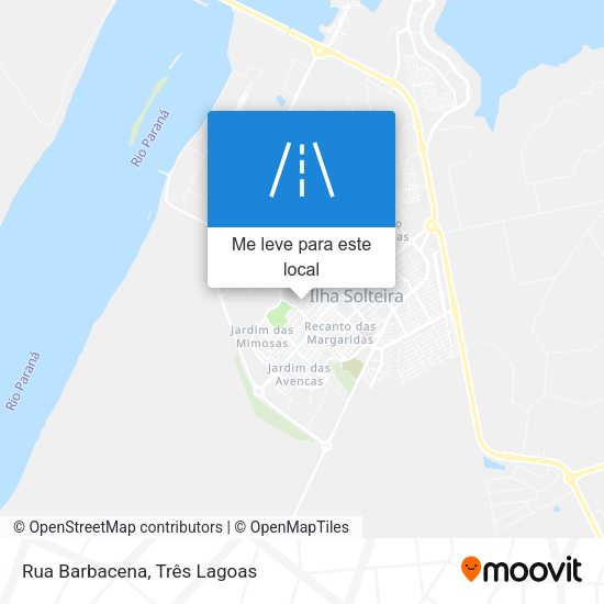 Rua Barbacena mapa