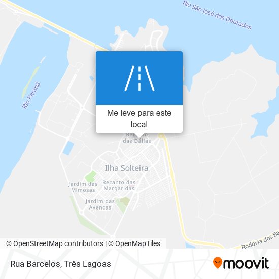 Rua Barcelos mapa