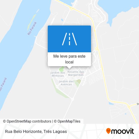 Rua Belo Horizonte mapa