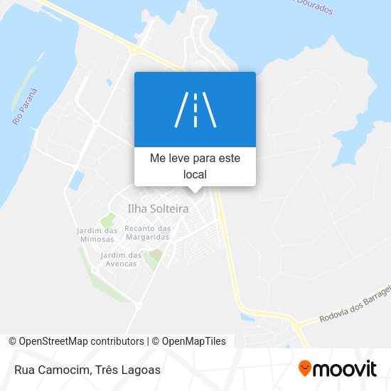 Rua Camocim mapa