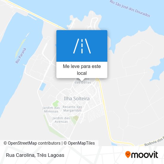 Rua Carolina mapa