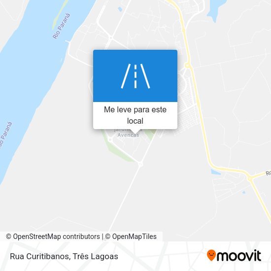 Rua Curitibanos mapa