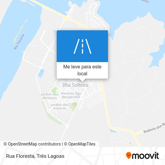 Rua Floresta mapa