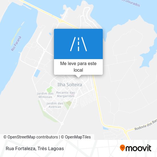 Rua Fortaleza mapa