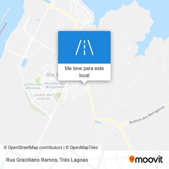 Rua Graciliano Ramos mapa