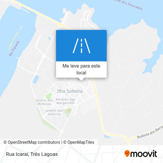 Rua Icaraí mapa