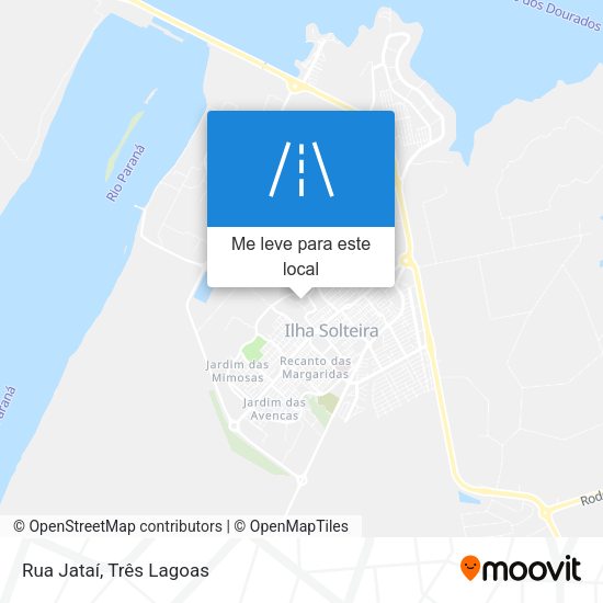 Rua Jataí mapa
