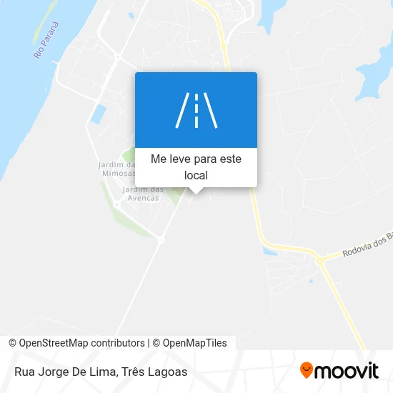 Rua Jorge De Lima mapa