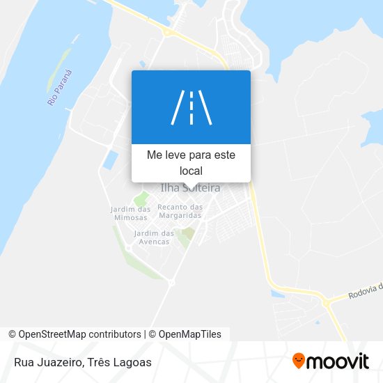 Rua Juazeiro mapa