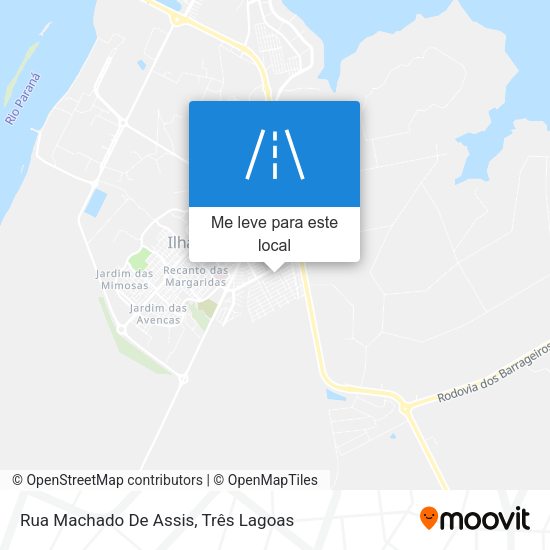 Rua Machado De Assis mapa