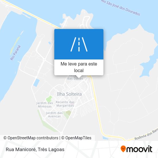 Rua Manicoré mapa