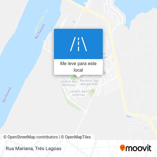 Rua Mariana mapa