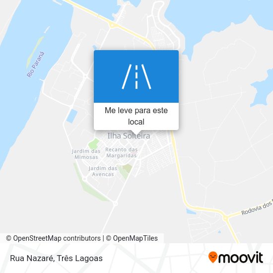 Rua Nazaré mapa