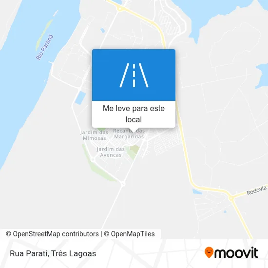 Rua Parati mapa