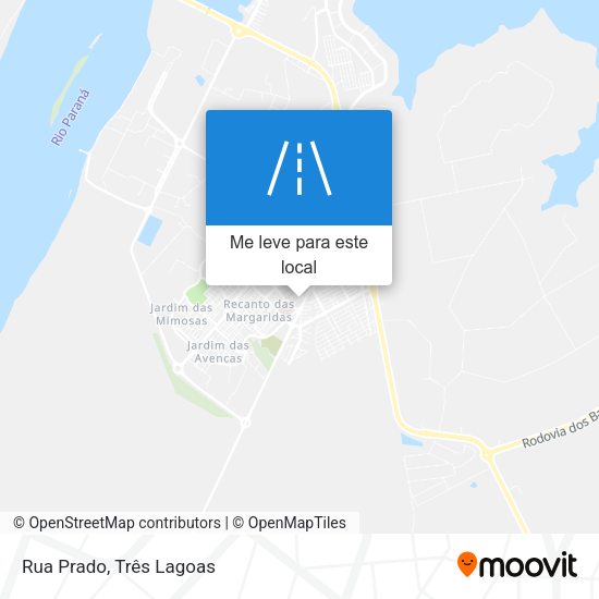 Rua Prado mapa
