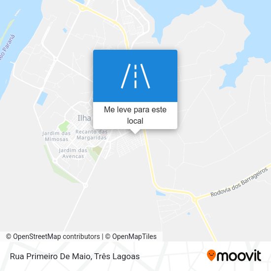 Rua Primeiro De Maio mapa