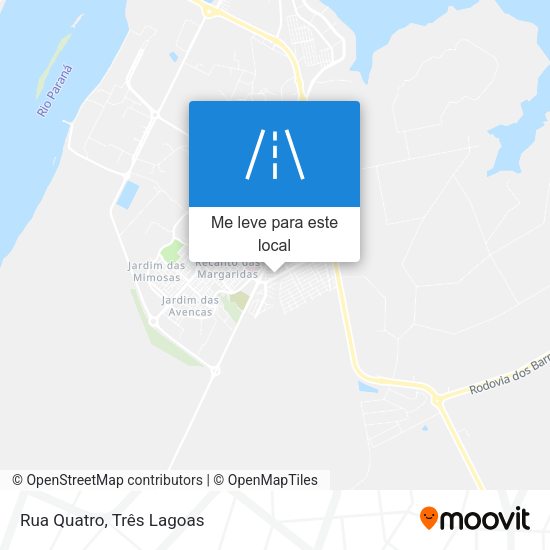 Rua Quatro mapa