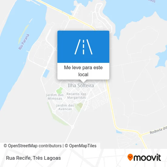 Rua Recife mapa